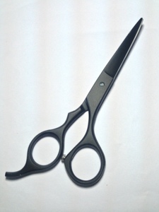 Professional Razor Edge <b>Beard</b> Hair Cutting <b>Scissors</b> 5" Salon <b>Scissors</b> Stainless Steel With Fix Finger Rest - Product Image 5