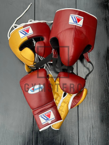 Guantes de Boxeo Profesionales de Cuero Hechos a Medida de Alta Calidad, con Correa Ajustable en la Muñeca y Cierre de Cordones - Product Image 6