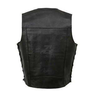 Chaleco de Cuero para Hombre, Diseño Moderno, Transpirable, de la Mejor Calidad, Venta al Por Mayor, Bajo MOQ, para Venta en Línea - Product Image 2