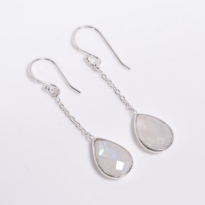 Pendientes de gota de enhebrador de Plata de Ley 925, piedras preciosas de corte de pera de amatista verde, joyería fina de boda bonita, Idea de regalo de exportador de confianza - Product Image 4