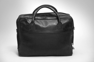 Bolsa de Piel Auténtica de Alta Calidad para Portátil, Impermeable, para Hombre, de Oficina, Negocios, Bandolera, Maletín Profesional - Product Image 2