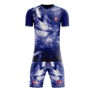 Mens Authentic Player Version Vintage Club America Inspired Vintage Sublimation Soccer Jersey Uniform Set - Product Image 2