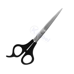 Tijeras de Peluquería Profesionales de Acero Inoxidable con Diseño Grabado y Mango de Plástico, con Una Hoja Dentada - Product Image 4