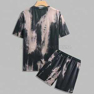 Conjunto de Pantalones Cortos Tie Dye para Hombre, Estilo Urbano, Material Duradero de Alta Calidad, Gran Venta - Product Image 2