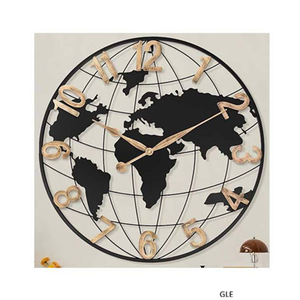 High Class Metal Wall <b>Clocks</b> Contemporary Decorative Hanging Timepiece Home Bedroom Office <b>Digital</b> <b>Battery</b> Powered - Product Image 5