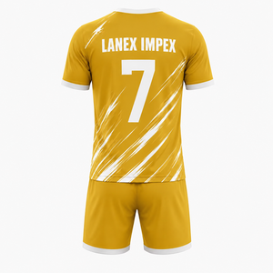 Ensemble de maillots de football personnalisés pour hommes, tenue d'équipe, vêtements de sport, shorts, chaussettes, respirant, 100% polyester, impression numérique - Product Image 2