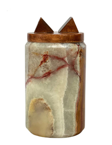 Premium Marble Pet Cremation Urn, <b>Memorial</b> Funeral Ashes Urn for <b>Dog</b> and Cat, Wholesale Custom Pet Urn Supplier - Product Image 4