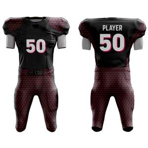 Uniforme de football américain unisexe de haute qualité 100% polyester, couleur personnalisée, toutes saisons, style unique, respirant, séchage rapide - Product Image 6