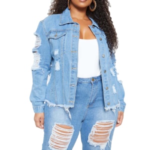 Chaqueta Vaquera de Mezclilla para Mujer, Transpirable, Invierno Otoño 2025, Acabado 100% Algodón Orgánico, Cierre de un Solo Botón - Product Image 1