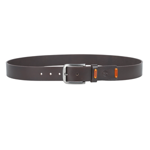 Ceinture en cuir lisse de qualité supérieure, ajustable, style artisanal, pour un ajustement parfait, avec logo personnalisé. - Product Image 1