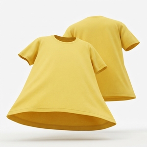 เสื้อยืดผู้ชายสีพื้น ผ้าฝ้ายใส่สบาย ทรงปกติ แฟชั่นลำลอง คอกลม ใส่ได้ทุกวัน สำหรับผู้ชาย - Product Image 2