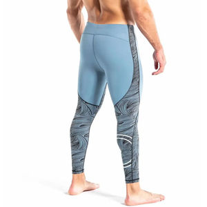 Leggings de compression pour hommes, design original, neufs, BJJ Spats, sans couture, respirants, antibactériens, taille élastique, motif léopard - Product Image 4
