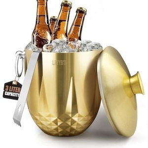 Decorative luxury bucket modern gold bar ware premium decorative <b>serve</b> ware elegant ice container luxury wine accessory - Product Image 1