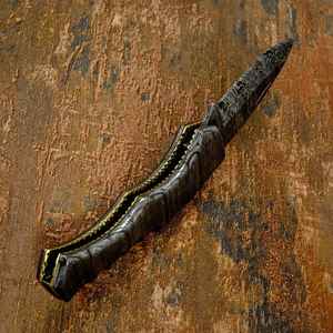 Navaja de Bolsillo de Acero de Damasco Premium, de Alta Calidad, para Supervivencia en Campamentos al Aire Libre, de Grado Industrial - Product Image 5