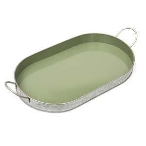 Bandeja Galvanizada Estilo Rústico, Organizador de Cocina, Plato para Servir en la Mesa de Comedor, Exportador al por Mayor, Mejor Precio - Product Image 2