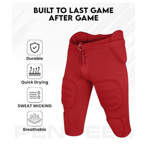 Pantalones de Fútbol Americano Personalizados de Alta Calidad, Transpirables, con Almohadillas, Ropa Deportiva, Precio al por Mayor, Tallas Grandes Disponibles - Product Image 3
