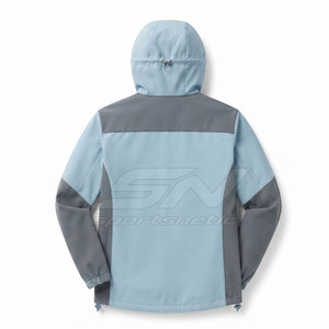 Chaqueta de Trekking para Hombre, con Capucha, Ligera, Resistente al Viento, Transpirable, con Cierre Completo, para Senderismo, Viajes y Senderos - Product Image 2