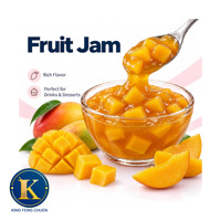 Selai Buah Mangga dalam Botol untuk Bubble Tea Bersertifikat HACCP & ISO, Umur Simpan 12 Bulan TW