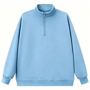 <span class=keywords><strong>Felpe</strong></span> Unisex all'Ingrosso 350 GSM in Cotone con Colletto Alto <span class=keywords><strong>Senza</strong></span> <span class=keywords><strong>Cappuccio</strong></span>, Logo Personalizzato, <span class=keywords><strong>Felpe</strong></span> Pesanti con <span class=keywords><strong>Mezza</strong></span> <span class=keywords><strong>Zip</strong></span> - Product Image 6