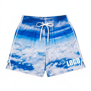 Shorts Personalizados de Poliéster y Spandex Tejido para Hombre, Shorts de Secado Rápido al por Mayor, Shorts de Baño, Shorts de Playa, Shorts Casuales de Malla para Hombre - Product Image 1