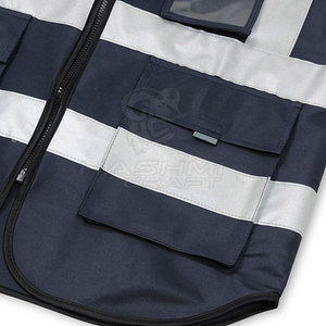 Gilet de sécurité réfléchissant haute visibilité avec sangles réglables pour travaux de construction, travaux routiers et utilisation en sécurité en extérieur - Product Image 5