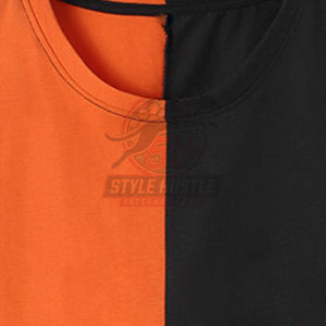 Camiseta de hombre 100% algodón, estampada, de corte holgado, manga corta, precio bajo, transpirable y ligera. - Product Image 5
