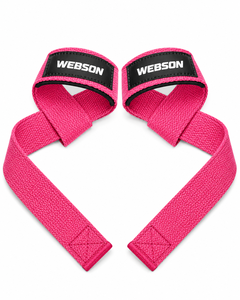 Correas de Levantamiento Webson Rosas de Algodón Ajustables con Hebilla Antideslizante, Equipo de Gimnasio para Levantamiento de Pesas, Unisex, Precio Económico, Venta al Por Mayor - Product Image 3