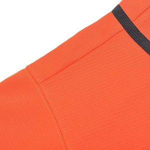 Camiseta de Béisbol Naranja de Moda, Manga Corta, Cierre de Botones, Color Sólido, Transpirable, de Poliéster, Ropa Deportiva para Adultos - Product Image 4