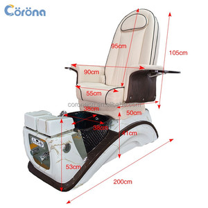 Sillón de Pedicura Eléctrico Reclinable y Ajustable de Lujo con Masaje e Hidromasaje en Colores Personalizados para Salón de Uñas y <span class=keywords><strong>Spa</strong></span> - Product Image 5