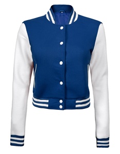 Chaqueta Varsity Personalizable de Invierno para Mujer, de Alta Calidad, con Logotipo Personalizado al por Mayor, Exterior de Cuero Genuino, Forro Polar Transpirable - Product Image 5