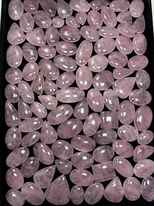 AAA+ Rose <b>Quartz</b> Cabochon Semi Precious Loose Stone for Jewelry Design Handmade Rose <b>Quartz</b> Cabochon High Quality Loose Gemstone - Product Image 3