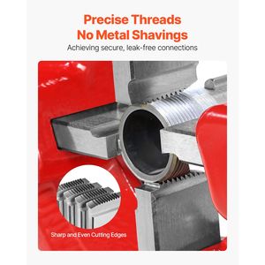 RIDGID Filiere per filettatura tubi NPT da 1/2 "-3/4" con filettatura a destra in acciaio superalloy, confezione da 4, per macchine a filiere separabili, Categoria Prodotto: Filettatrici e Maschiatura - Product Image 5