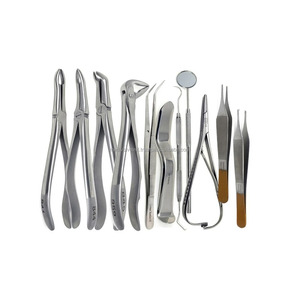 German Dental Surgery Extraction Forceps Elevators <b>Kit</b> 26PCS Stainless Steel Surgical Instruments CE ISO OEM Wholesale Supplier - Product Image 5
