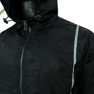 ชุดวอร์มมีฮู้ดสำหรับผู้ชาย ปี 2025 ผ้าโพลีเอสเตอร์/คอตตอนน้ำหนักเบา สไตล์ลำลอง สำหรับฤดูใบไม้ร่วง - Product Image 4