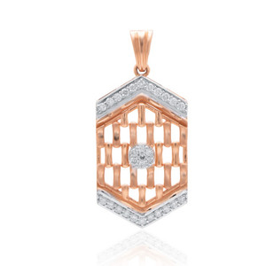 14K Rose Gold Mens Pendant 4.440g Regular Size Real Gold Neck <b>Locket</b> For Gents Luxury Male Charm Fine Jewelry Stylish Necklace - Product Image 2