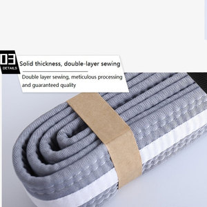 Cinturones de Karate para Hombre al por Mayor, 100% Algodón, Personalizables, para Artes Marciales, con Logotipo Frontal, Transpirables y de Secado Rápido - Product Image 5