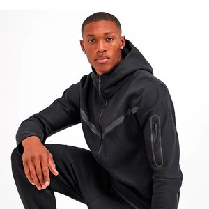 Nuevos Conjuntos Deportivos para Hombre a Precio Económico, Cierre de Cremallera, Corte Ajustado, Tela Transpirable, Sin Capucha - Product Image 4