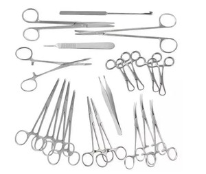 Juego de Instrumentos para Cirugía Menor SureMed, Pinzas, Tijeras y Portaagujas de Acero Inoxidable, Caja de Esterilización de Aluminio - Product Image 3
