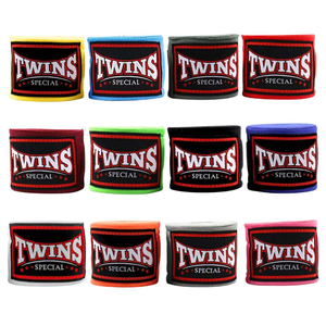Twins Hand Wraps Custom Made Wrist Wraps <b>Red</b> Cotton Elastic Support for Boxing MMA Training Hand Wrap OEM Sports Bandages Wraps - Product Image 6