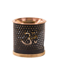 Difusor de Incienso de Cobre Hecho a Mano con Aroma Exótico, Diseño Exclusivo OM para Uso en Altar, Ideal para Otoño, Primavera y Verano, a los Mejores Precios - Product Image 1