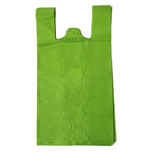 Sacs en PLA compostables écologiques sur mesure, emballages alimentaires biodégradables avec design pliable pour sacs de courses et messages de remerciement - Product Image 1