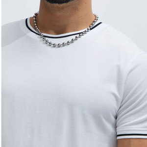 Camiseta de Algodón Oversize de Alta Calidad para Hombre, con Estampado Personalizado, Diseño Desgastado con Lavado Ácido, Hombros Caídos, Transpirable, Tipo Jersey - Product Image 6