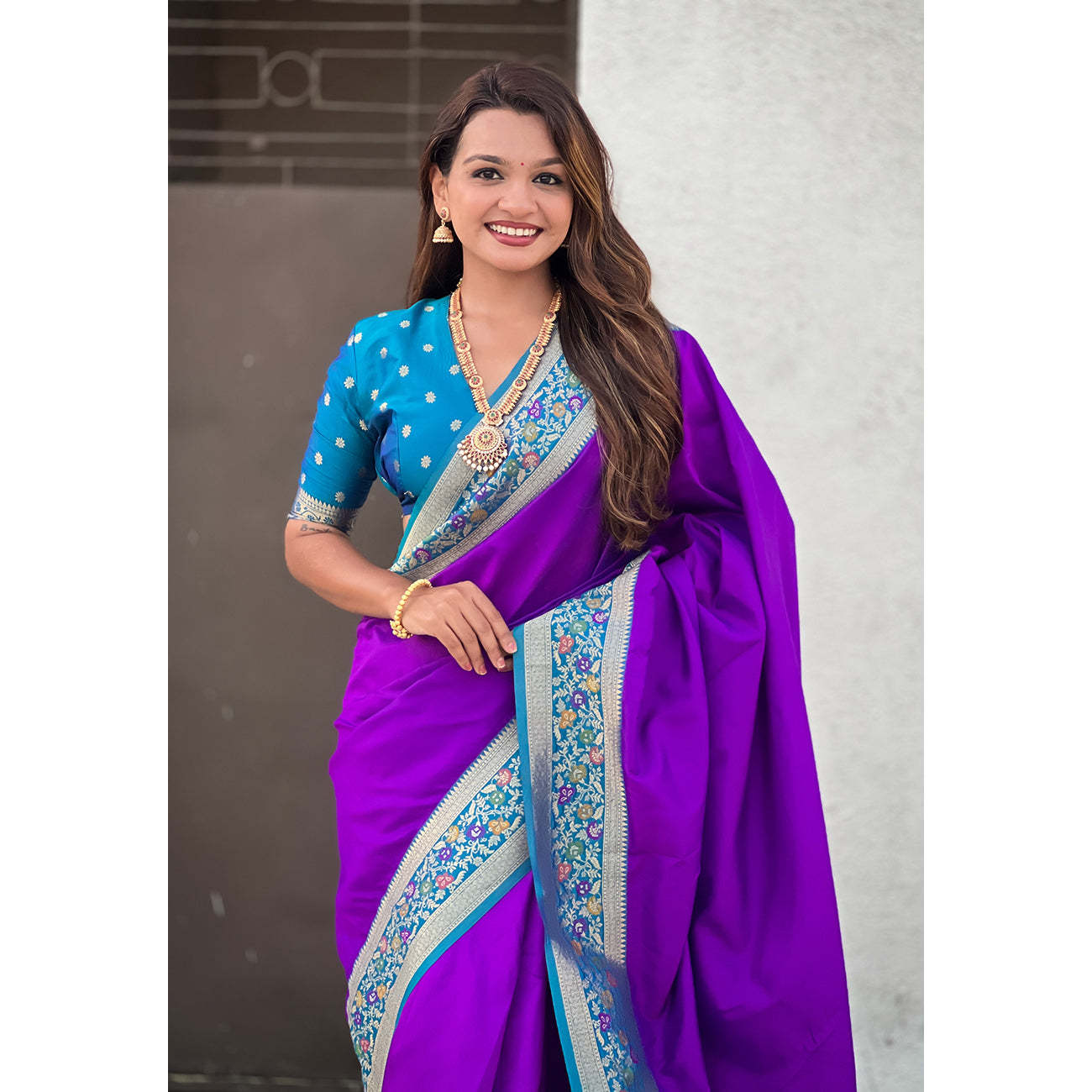 Paithani Dress Design - Paithani Dress Gown - Silk Lehenga Choli