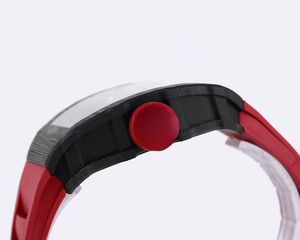 Reloj de pulsera para hombre, mecánico automático, esqueletizado, deportivo, informal, de negocios, de fibra de carbono negra 3501, de diseño exquisito y lujoso - Product Image 4