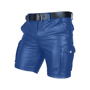 Shorts en cuir véritable OEM à motif enduit, taille personnalisée, pour l'extérieur, qualité supérieure, vente en gros, prix abordable - Product Image 4