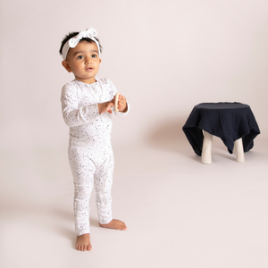 เสื้อรอมเปอร์มีซิปพิมพ์ลายดัลเมเชี่ยนทำจากไม้ไผ่ - Product Image 1