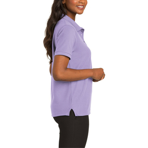 Camiseta Polo de Algodón 100% Original para Mujer, Manga Corta, Transpirable, Deportiva, con Diseño Liso, Camiseta Blanca para Mujer, Venta al Por Mayor - Product Image 3