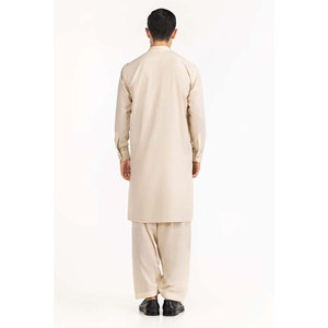 Shalwar Kameez pour hommes, vêtements ethniques traditionnels, tissu en coton confortable, design élégant, tenue de tous les jours - Product Image 2