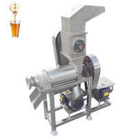 Cold Press Slow Commercial Fruit Juice Screw Extractor Machine with Motor High Efficiency Stainless Steel 1.5KW