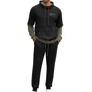 Pakistan Made Men's Winter Casual Tracksuits Printed Solid Design 100% Cotton Quick Dry & Eco-Friendly - Product Image 4